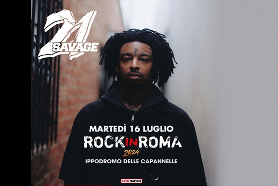 21 Savage Rock in Roma 2024