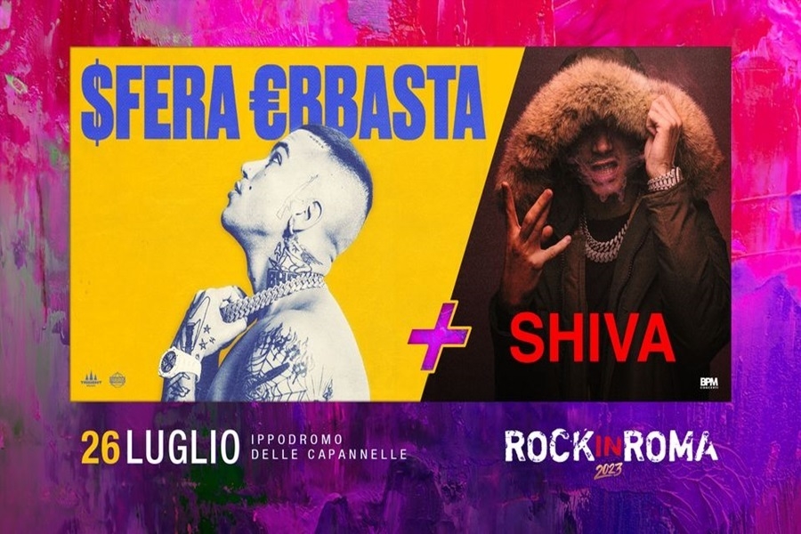 Sfera Ebbasta + Shiva - Rock in Roma 2023